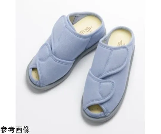 68-9382-27　Nursing Care Shoes Blue M Both Feet　2236