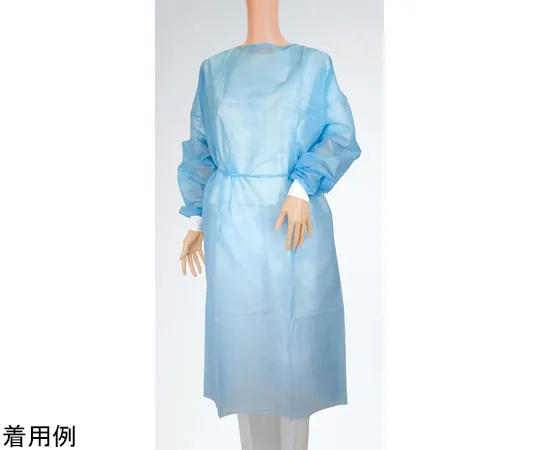 69-6176-11　Osaki Isolation Gown N Free Blue 1 Bag (10 Sheets)　51045