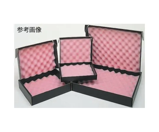 63-4753-54　Conductive Carbon, Polypropylene ESD Box, 318 x 267 x 64mm　287-8237