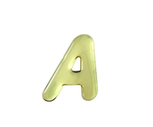 61-7426-92　Gold Metal Characters A 35mm x 1mm　GM35-A