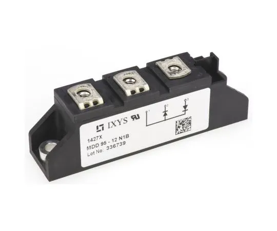 63-4933-27　IXYS 1200V 120A, Dual Diode, 7-Pin TO-240AA MDD95-12N1B　MDD95-12N1B