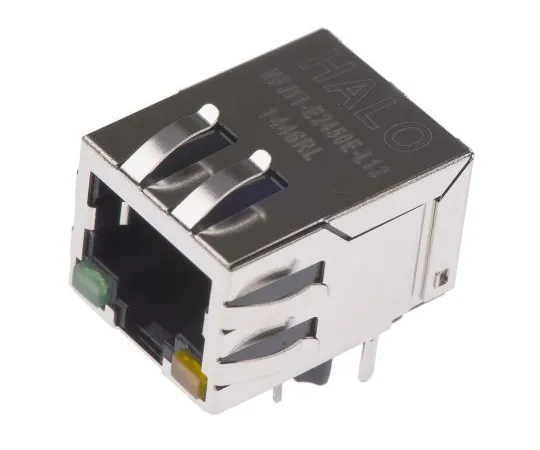 63-4930-09　Halo Electronics FastJack Series, Female RJ45 Connector　HFJ11-E2450E-L12RL