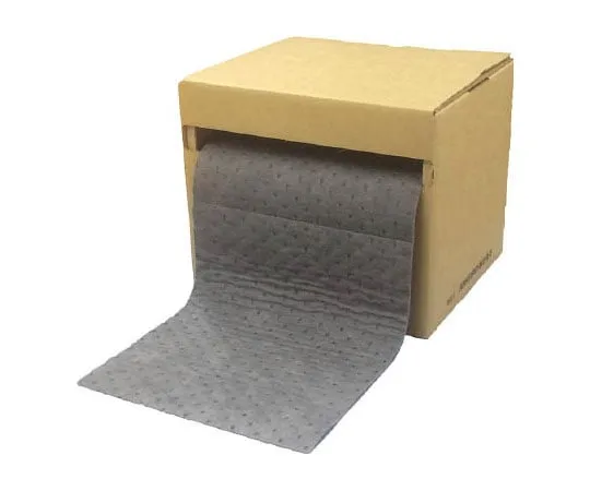 62-3113-87　Abratol Absorbent Roll For Oil/Water 48L With Perforation (Carton) Gray　PCAR40