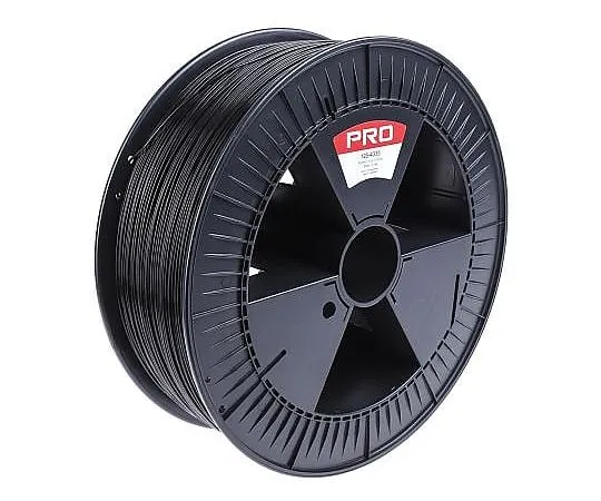 63-4681-89　RS PRO 1.75mm Black PLA 3D Printer Filament, 2.3kg　125-4335