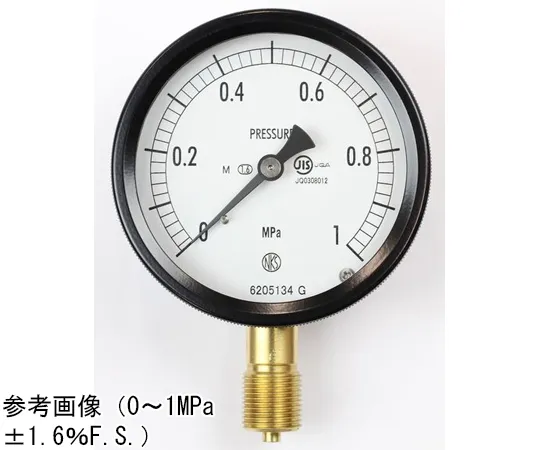 65-4294-64　Sealed Pressure Gauge (75Φ) Vertical A-Frame for Steam 0.4 MPa　BC10-131
