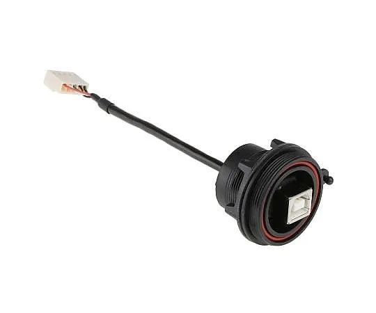 63-4890-54　Bulgin USB 2.0, Female USB B to 5 Way Crimp Socket, 150mm USB Cable　PX0843/B