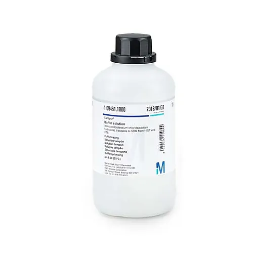 61-0307-08　Buffer Solution (Boric Acid/Potassium Chloride/Sodium Hydroxide), Traceable for SRM Of NIST And PTB pH9.00 (20℃) Certipur(R) 109461 10L　1.09461.9010