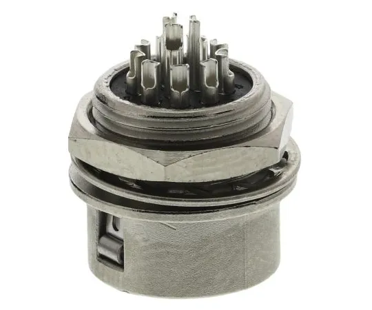 63-4861-56　Hirose HR10 Series Panel Mount Connector, 12 contacts Socket　HR10A-10R-12S(71)