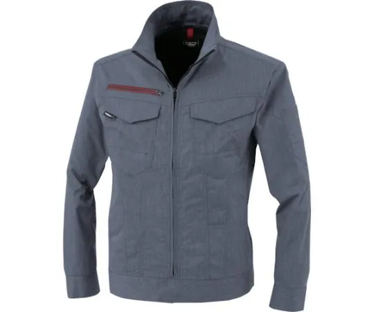 65-8400-12　Long Sleeve Blouson Mottled Blue 3L　1754-116-3L