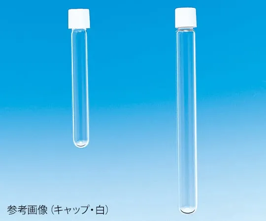62-9973-38　Screw Cap Test Tube (Colorless) + Phenol Cap (Black) + Silicon Packing Combination Set 5 mL 100 Pack ST -13 M　119276