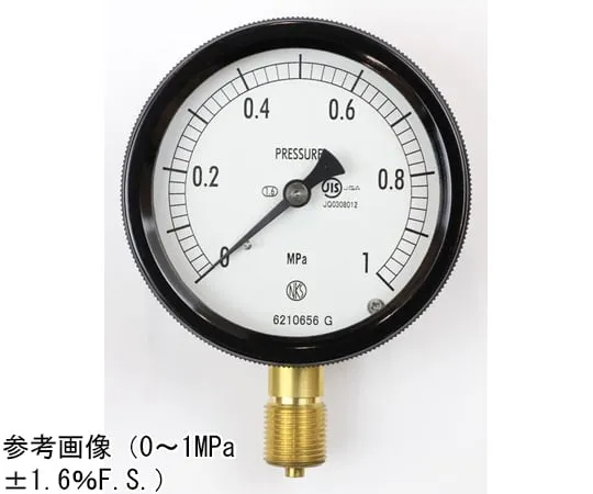 65-4296-37　Sealed Pressure Gauge (75Φ) Vertical A Frame 0.16 MPa　BC12-131