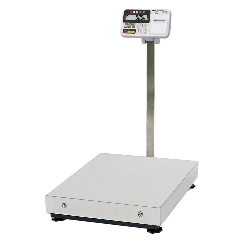 64-0694-55　Large Digital Scale HV-C-K Series with Certification Built-in Printer　HV300KCP-K
