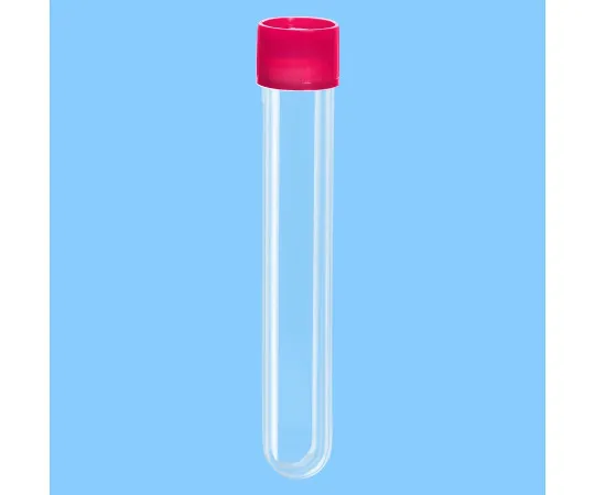 63-2977-45　Sterilized Round-Base Centrifuge Tube Red Cap 13ml　60.540.022