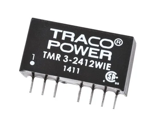 63-5084-99　TRACOPOWER TMR 3WIE 3W Isolated DC-DC Converter Through Hole, Voltage in 9 → 36 V dc, Voltage out 12V dc　TMR 3-2412WIE