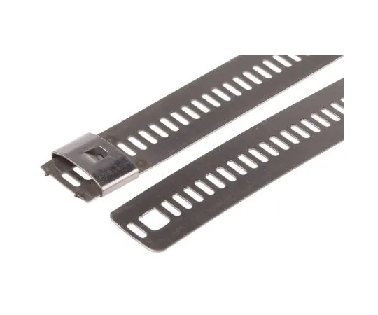 63-6550-93　RS Pro Metallic 316 Stainless Steel Ladder Cable Tie, 610mm x 12 mm　121-646