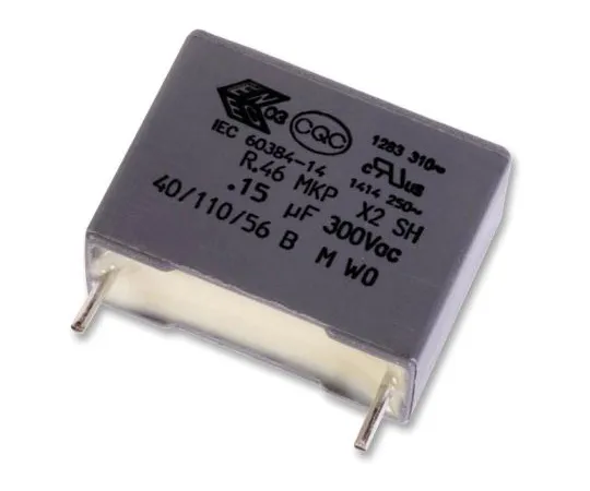 63-5157-90　KEMET 3.3μF Polypropylene Capacitor PP 310 V ac, 630 V dc ±10% Tolerance Through Hole R46 Series　R463R433050M2K