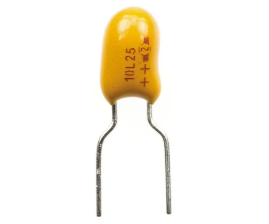 63-4959-52　Vishay Tantalum Capacitor 10μF 25V dc MnO2 Solid ±20% Tolerance 489D Series　489D106X0025D6VE3