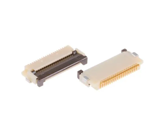 63-4965-68　Hirose FH12 0.5mm Pitch 20 Way Right Angle SMT Female FPC Connector, ZIF Bottom Contact　FH12-20S-0.5SH(55)