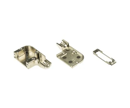 63-4949-46　TE Connectivity Amplimite Series Zinc Alloy Right Angle D-sub Connector Backshell, 15 Way　5745652-2