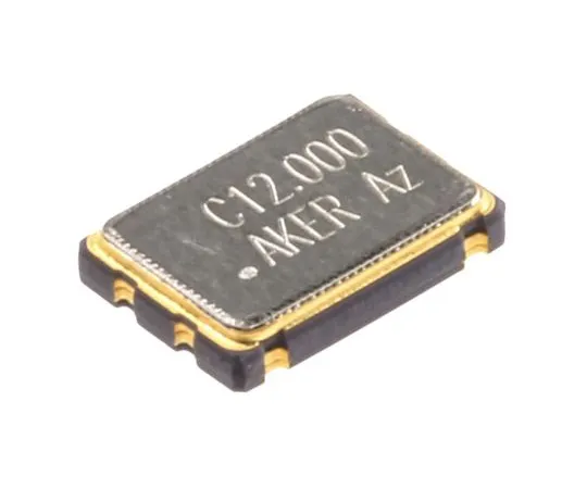 63-4937-81　AKER, 12 MHz Clock Oscillator, ±50ppm HCMOS, 4-Pin SMD S75005-12.000-X-15　S75005-12.000-X-15