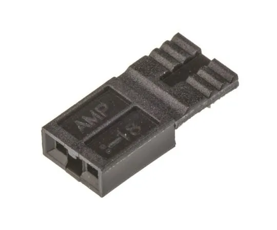 63-4947-18　TE Connectivity AMPMODU NOVO Shunt Female Straight Black Handle, Open Top 2 Way 1 Row 2.54mm Pitch　881545-1