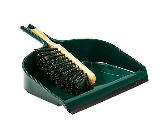 63-5106-11　Green Dustpan & Brush for Hygiene including brush　790-6885