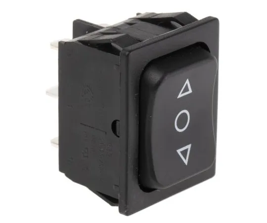 63-5045-42　Marquardt Double Pole Double Throw (DPDT), (On)-Off-(On) Rocker Switch Panel Mount　1839.1407
