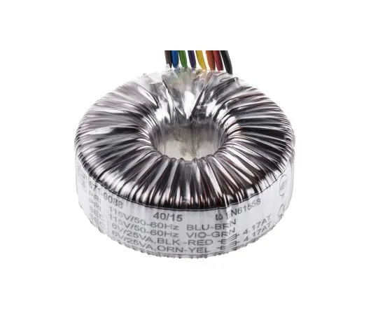 63-4937-52　2 Output Toroidal Transformer, 50VA, 2 x 6V ac　671-9088