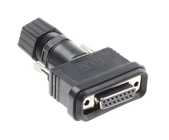 63-5019-98　Amphenol SDB Series Cable Mount, 15 Pin D-sub Connector Socket, Shell Size A Waterproof D-Sub　SDB-15BFFA-SL7001