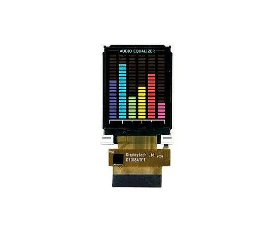 63-5094-95　Displaytech DT018ATFT TFT LCD Colour Display, 1.8in, 128 x 160pixels　DT018ATFT