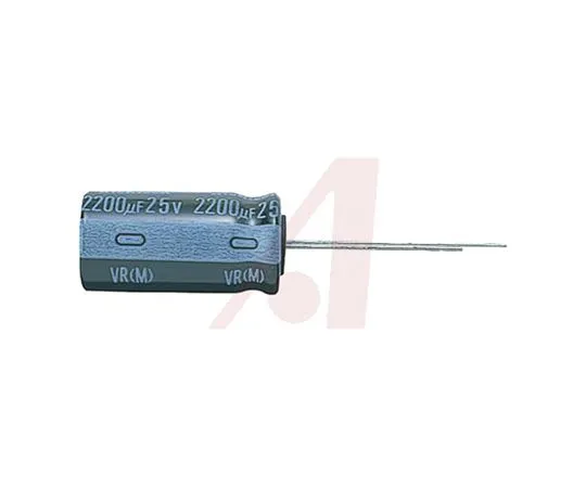 63-5152-25　Nichicon 470μF 35V dc Aluminium Electrolytic Capacitor, Through Hole 10 x 16mm +85°C 10mm 5mm　UVR1V471MPD
