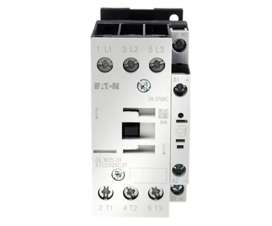 63-5048-42　Eaton 3 Pole Contactor, 25 A, 24 V dc Coil, xStart, 3NO, 11 kW　DILM25-01(RDC24)