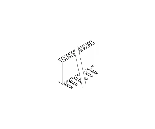 63-5080-27　Samtec SSW Series 2.54mm Pitch 7 Way 1 Row Right Angle PCB Socket, Through Hole, Solder Termination　SSW-107-02-G-S-RA