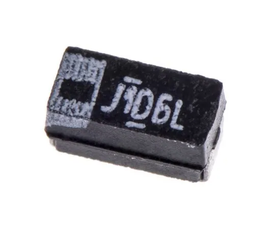 63-4959-13　Vishay Tantalum Capacitor 10μF 6.3V dc MnO2 Solid ±10% Tolerance 293D Series　293D106X96R3A2TE3