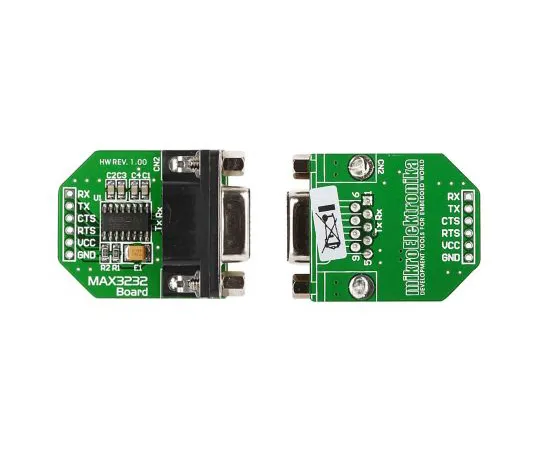 63-5161-20　MikroElektronika MikroElektronika MAX3232 RS232 Driver Adapter Board MIKROE-602　MIKROE-602
