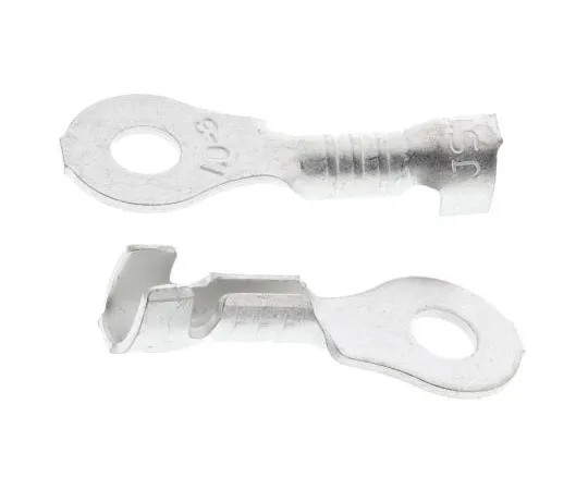 63-4965-24　JST LRB Series Uninsulated Crimp Ring Terminal, M3 Stud Size, 0.5mm² to 1mm² Wire Size　LRB-1.0T-M3