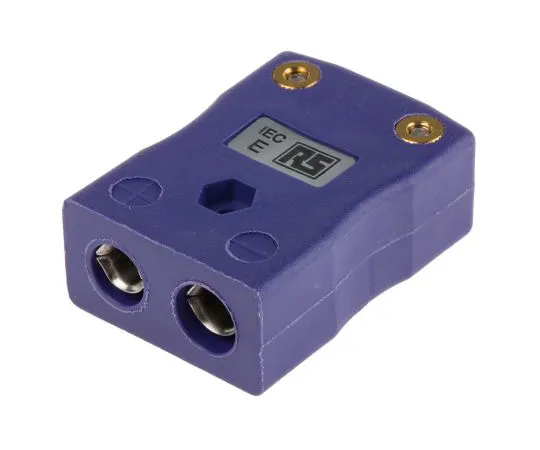 63-5091-01　RS PRO IEC Standard In-Line Socket Connector for *** with Type E Thermocouple Type E, Standard　774-7264