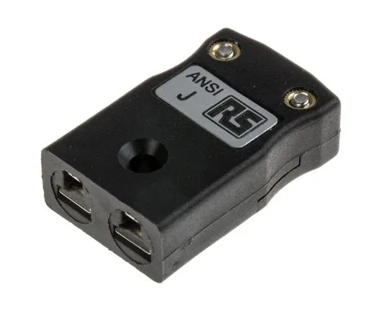 63-5083-62　RS PRO ANSI Miniature In-Line Socket Connector for *** with Type J Thermocouple Type J, Miniature　769-1123
