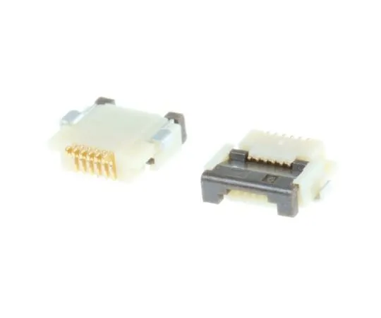 63-5040-46　Hirose FH12 0.5mm Pitch 6 Way Right Angle SMT Female FPC Connector, ZIF Bottom Contact　FH12-6S-0.5SH(55)