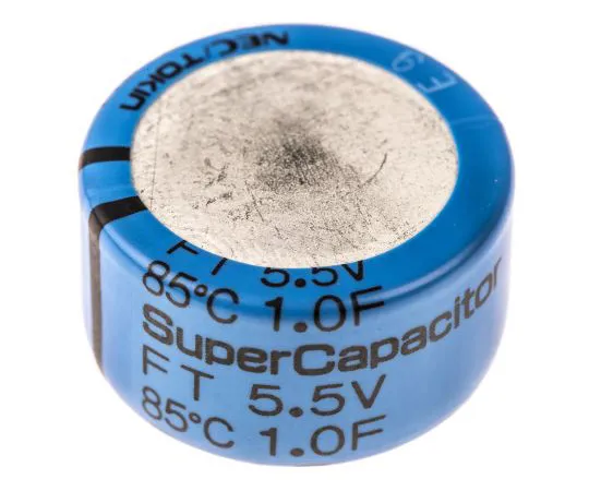 63-5104-36　KEMET 1F Supercapacitor EDLC -20 → +80% Tolerance Supercap FT Series 5.5V dc Through Hole　FT0H105ZF