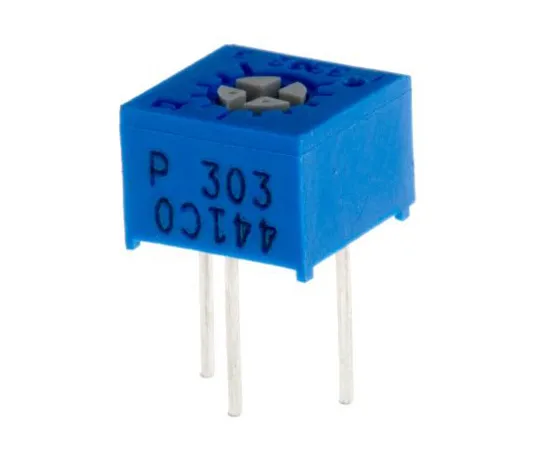 63-5099-86　30kΩ Through Hole Trimmer Potentiometer 0.5W Top Adjust Bourns 3362 Series　3362P-1-303LF