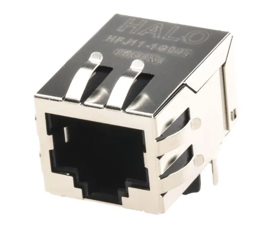 63-5037-43　Halo Electronics RJ45 UTP Straight RJ Jack, FastJack Series　HFJ11-1G02ERL