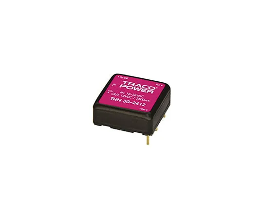 63-5095-14　TRACOPOWER THN 30 30W Isolated DC-DC Converter Through Hole, Voltage in 18 → 36 V dc, Voltage out 24V dc　THN 30-2415