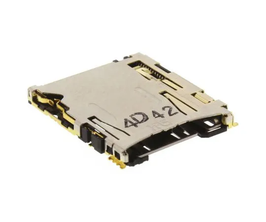63-4991-98　Hirose 8 Way Right Angle Micro SD Memory Card Connector With Solder Termination　DM3AT-SF-PEJM5(40)