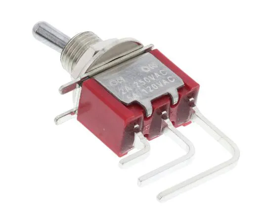 63-5035-81　RS PRO Single Pole Double Throw (SPDT) Toggle Switch, Latching, PCB　734-7094