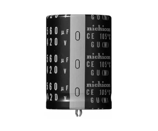 63-5145-58　Nichicon 10000μF 50V dc Aluminium Electrolytic Capacitor, Through Hole 35 (Dia.) x 40mm +105°C 35mm 10mm　LGU1H103MELC