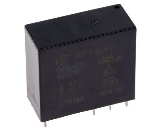 63-5113-99　RS PRO DPDT Non-Latching Relay PCB Mount, 48V dc Coil, 10A　800-4491