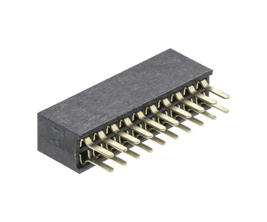 63-4949-64　HARWIN 1.27mm Pitch 20 Way 2 Row Straight PCB Socket, Through Hole, Solder Termination　M50-3001045
