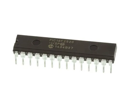 63-5162-87　Microchip PIC18F2520-I/SP, 8bit PIC Microcontroller, 40MHz, 32 kB, 256 B Flash, 28-Pin SPDIP　PIC18F2520-I/SP