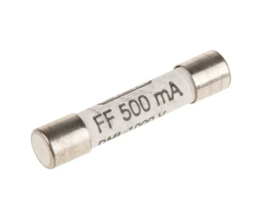 63-5036-89　SIBA, 500mA Ceramic Cartridge F***, 6.3 x 32mm, Speed FF　70-172-40/0.5A